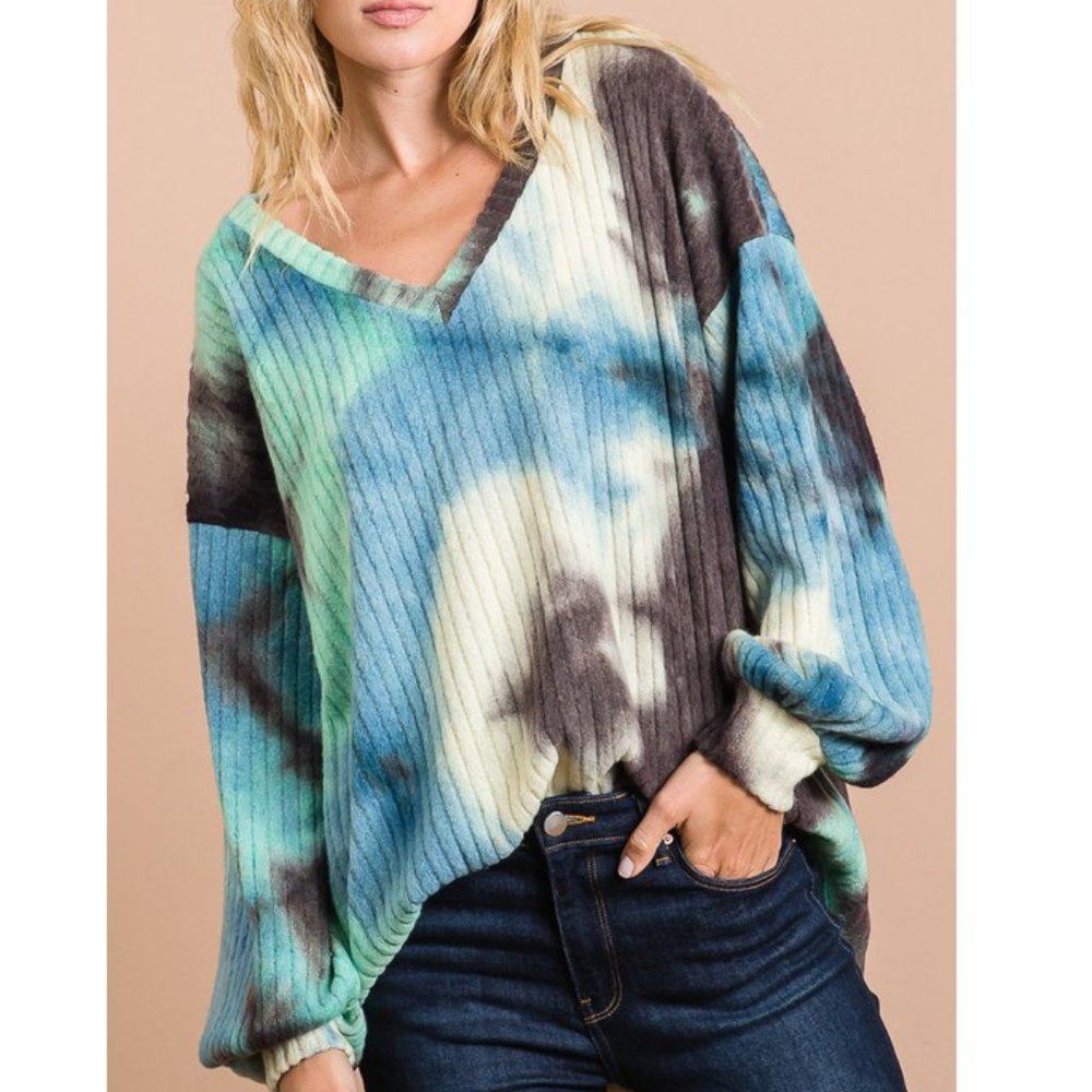 JUST IN -Amazingly Soft On Trend Tie Dye Ribbed